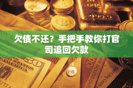武汉欠债不还？手把手教你打官司追回欠款