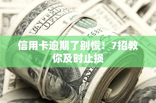 武汉信用卡逾期了别慌！7招教你及时止损