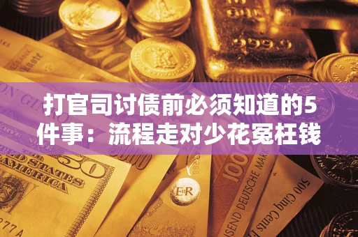 武汉打官司讨债前必须知道的5件事：流程走对少花冤枉钱