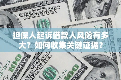 武汉担保人起诉借款人风险有多大？如何收集关键证据？