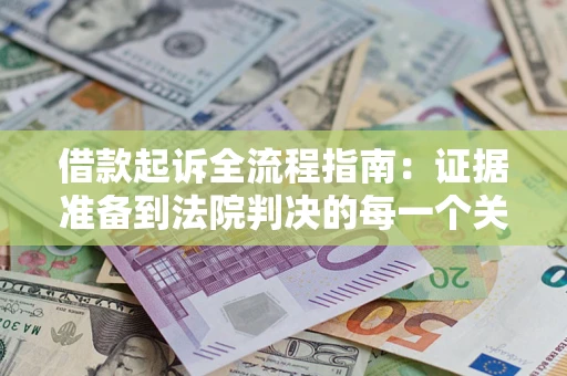 武汉借款起诉全流程指南：证据准备到法院判决的每一个关键步骤