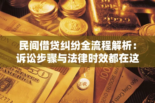 武汉民间借贷纠纷全流程解析：诉讼步骤与法律时效都在这儿了