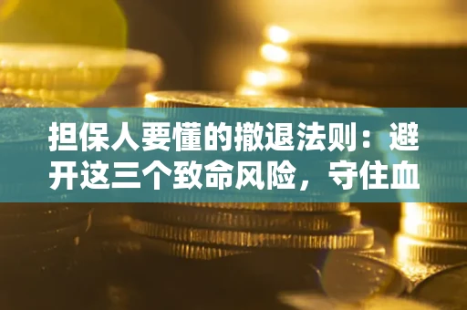 武汉担保人要懂的撤退法则：避开这三个致命风险，守住血汗钱