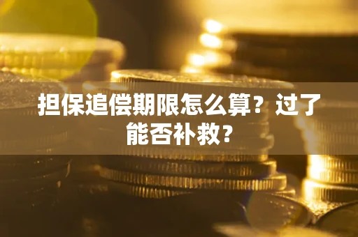 武汉担保追偿期限怎么算？过了能否补救？